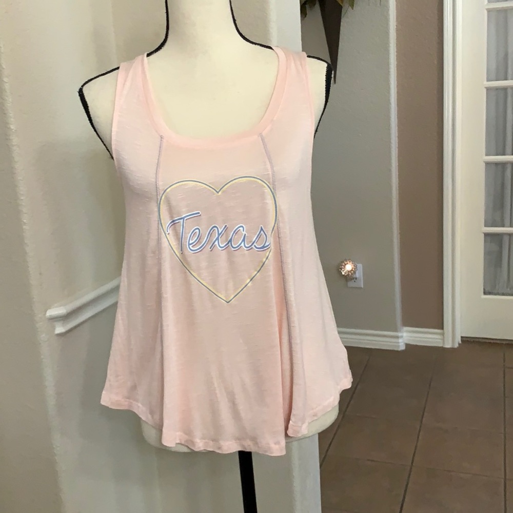 About A Girl light pink tank  top Size S
